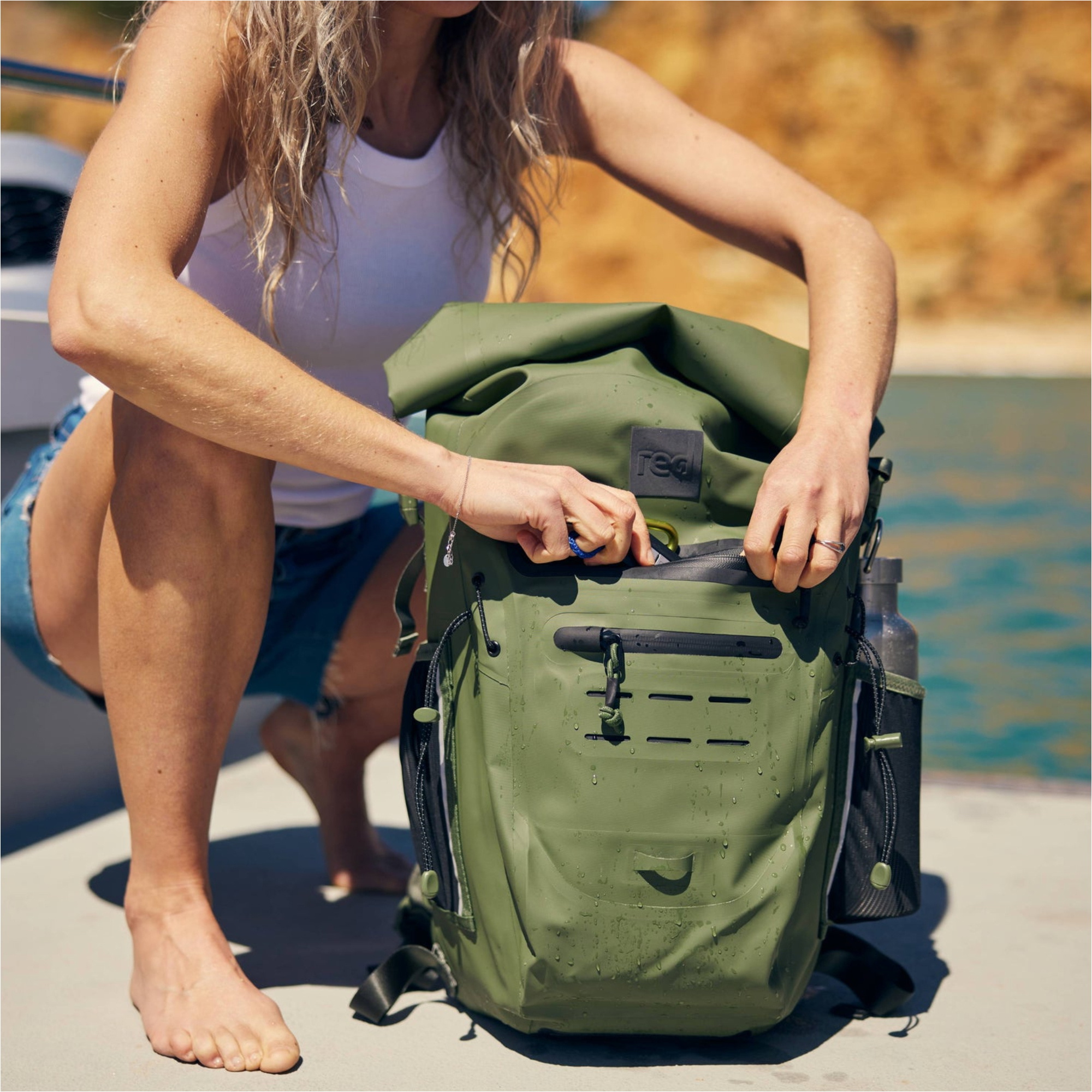 2026 Red Paddle Co Adventure Waterproof 30L Backpack 002-006-003-0001 - Olive